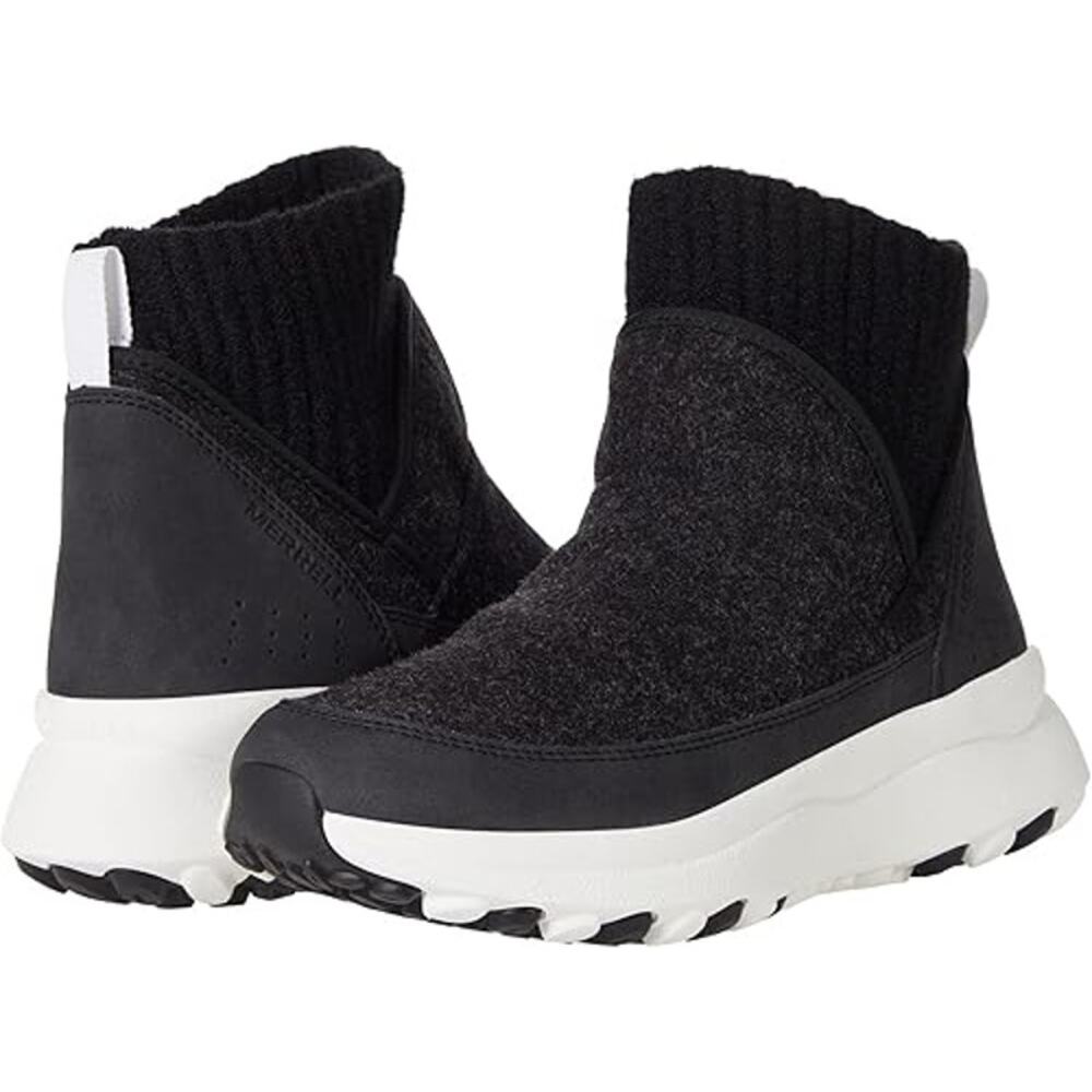 Merrell Black and White Ankle Boots